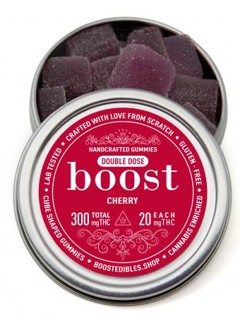 Boost THC Cherry Gummies 300mg