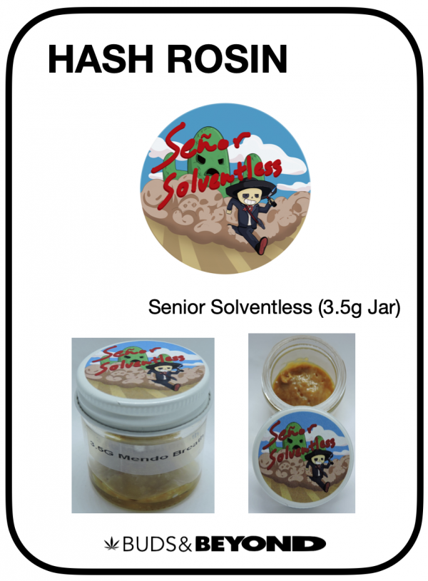 Senior Solventless Hash Rosin