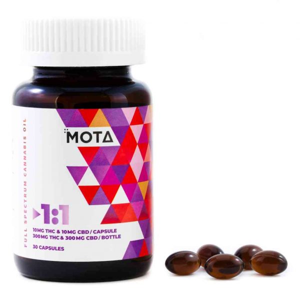 Buy Mota THC CBD Capsules