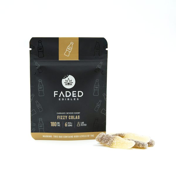 Faded Cannabis Fizzy Colas THC Gummies