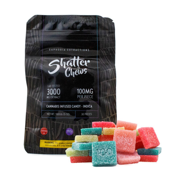 Euphoria Extractions Shatter Bars 3000 mg